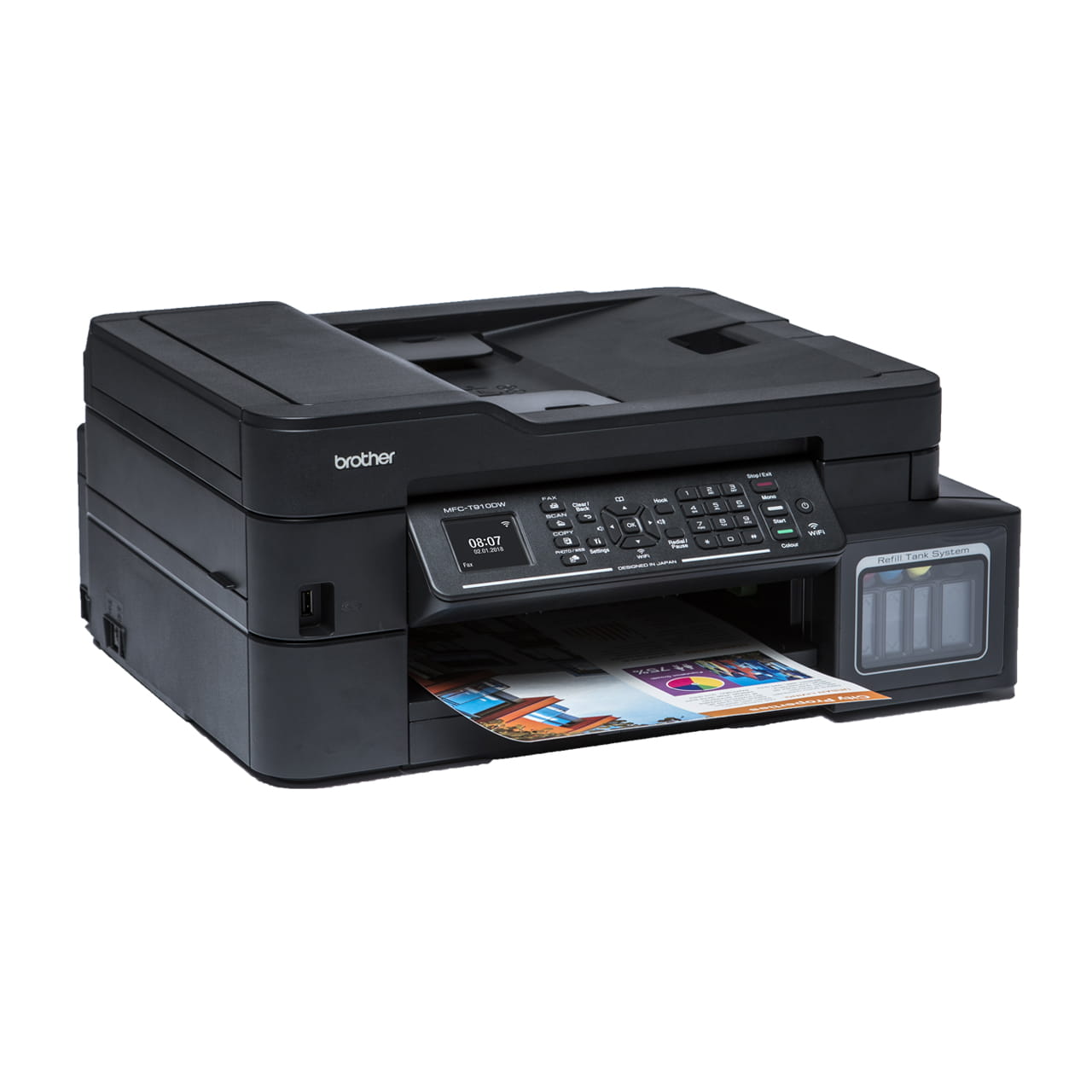 MFC-T910DW-Refill-Tank-System-Printer-Wifi-LAN-Duplex-MP-Tray