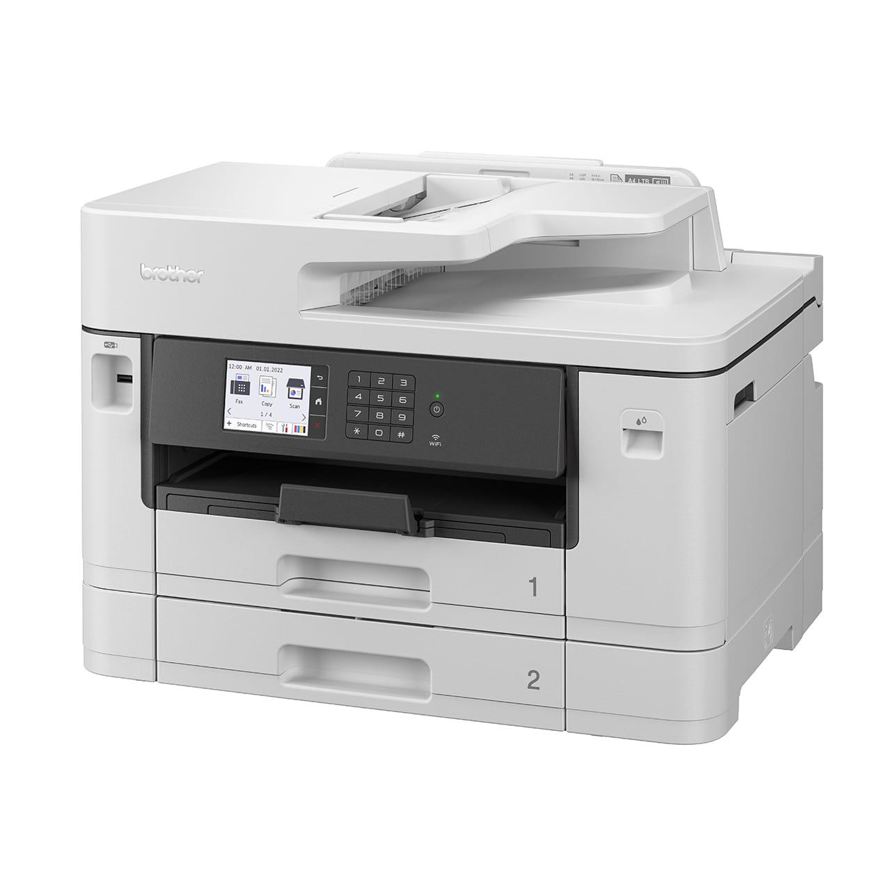 Brother MFC-J2740DW Inkjet Printer Left Side View