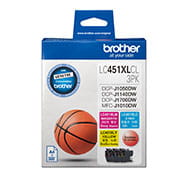 Brother LC451XL3PK Genuine Ink Cartridge