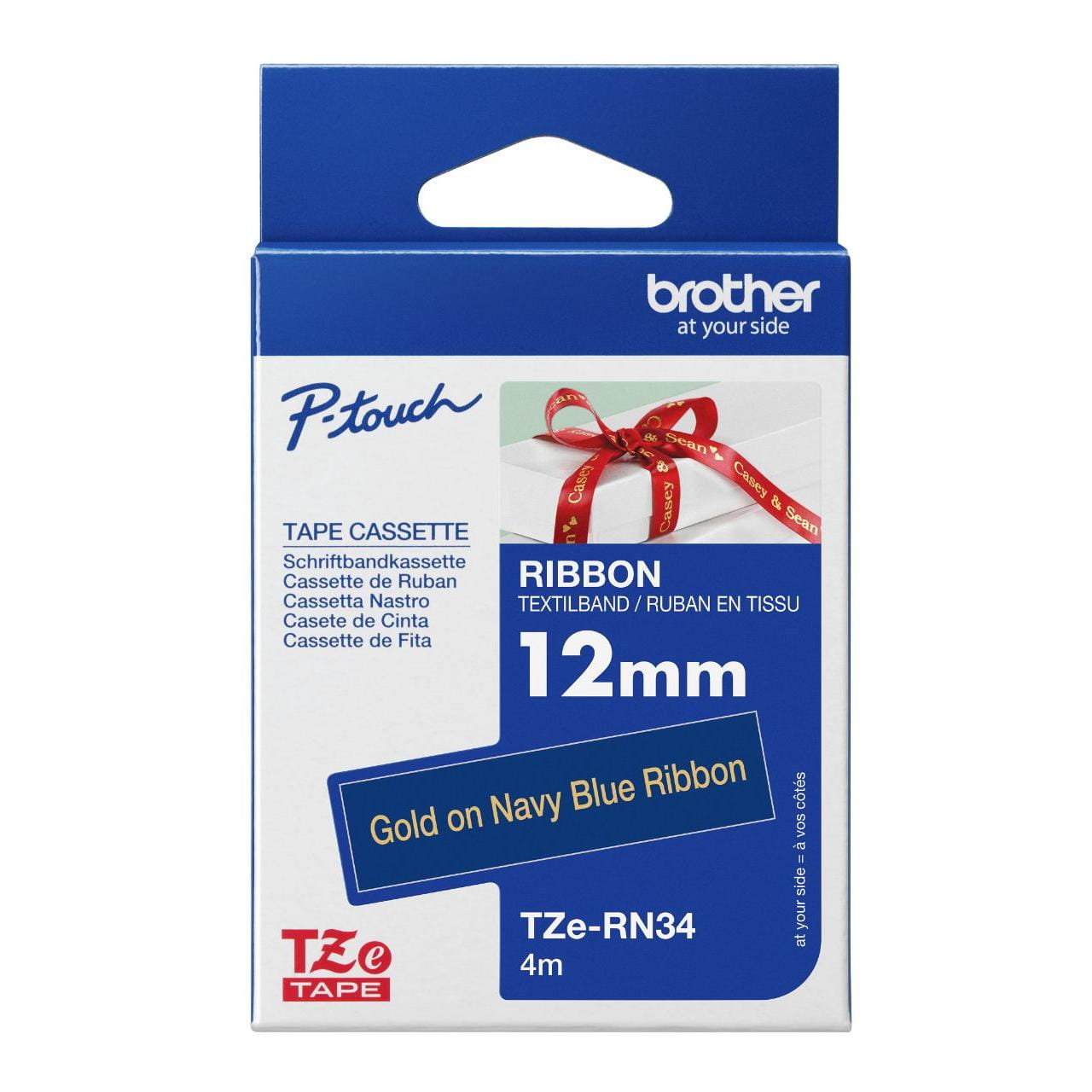Brother TZe-RN34 Genuine Label Printer (Label Maker) Tape 1