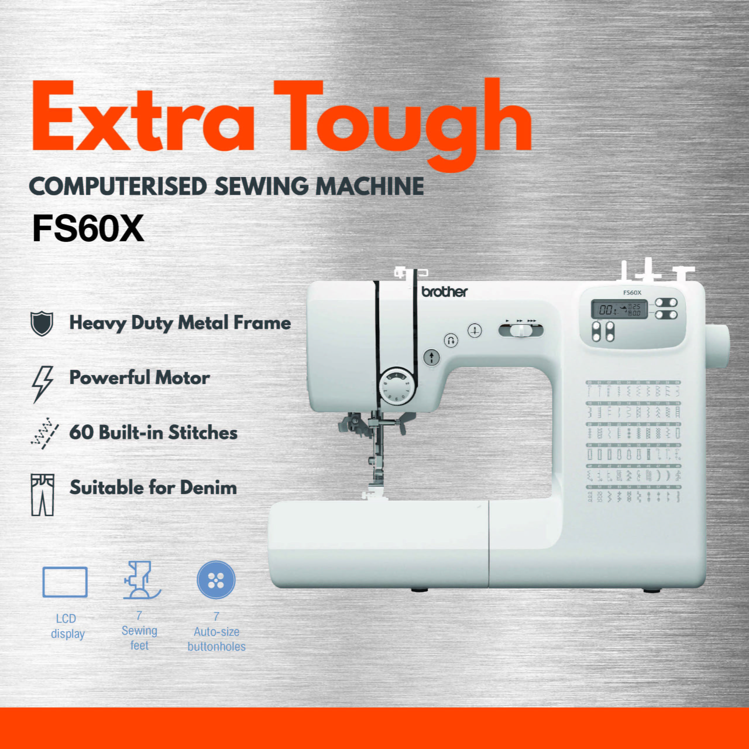 Brother FS60X the allround sewing machine