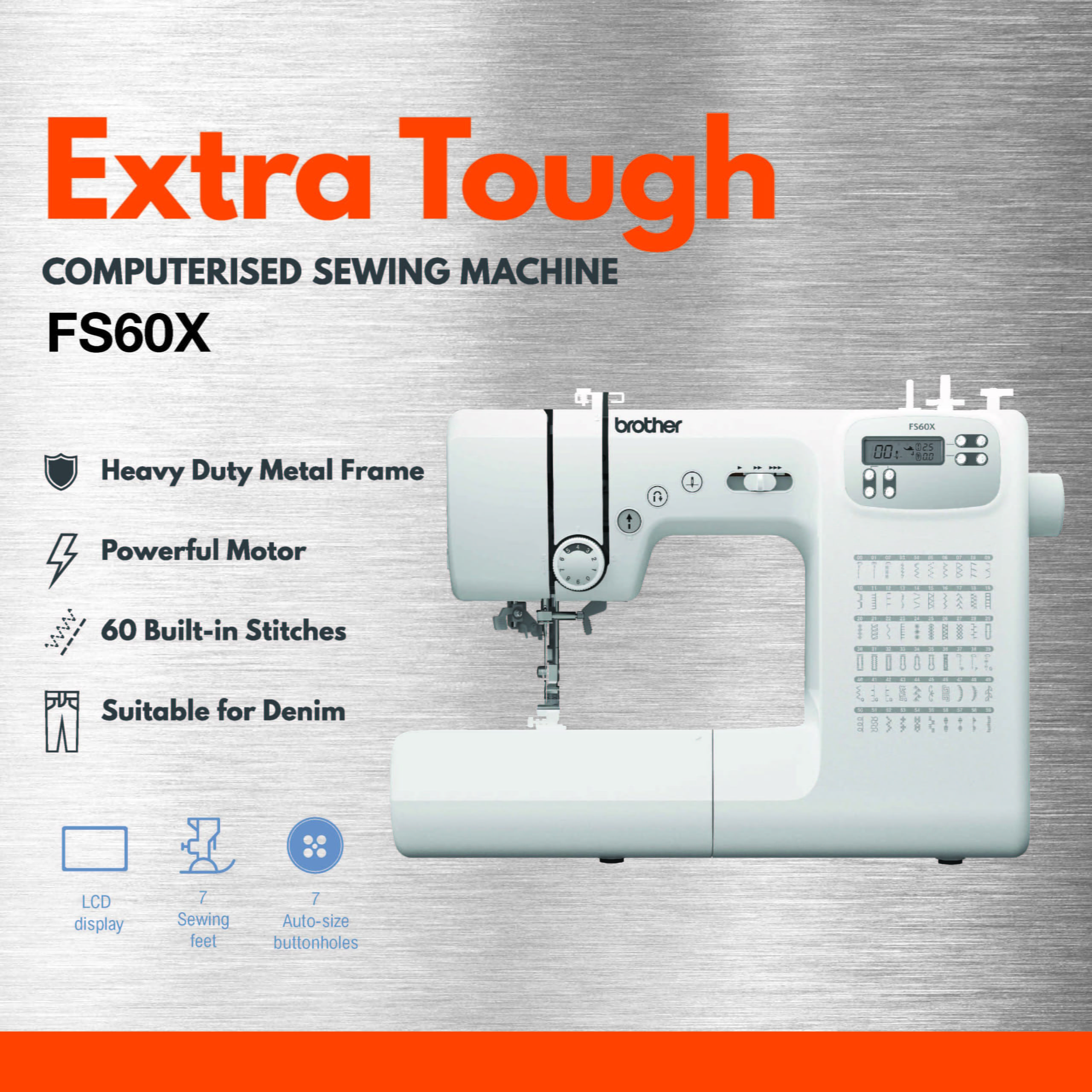 Brother FS60X the all-round sewing machine