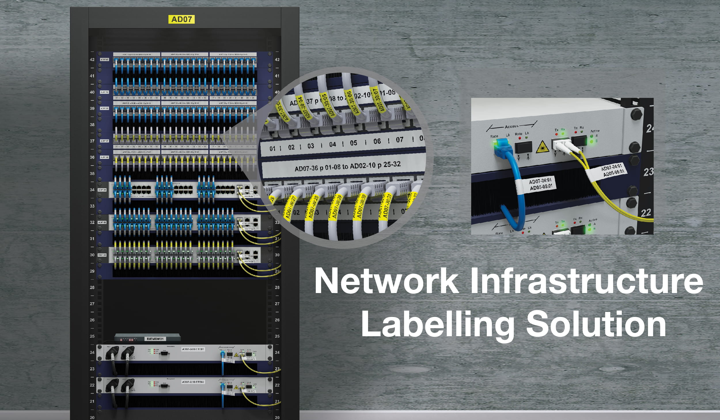 Network Infrastructure Labelling Solution