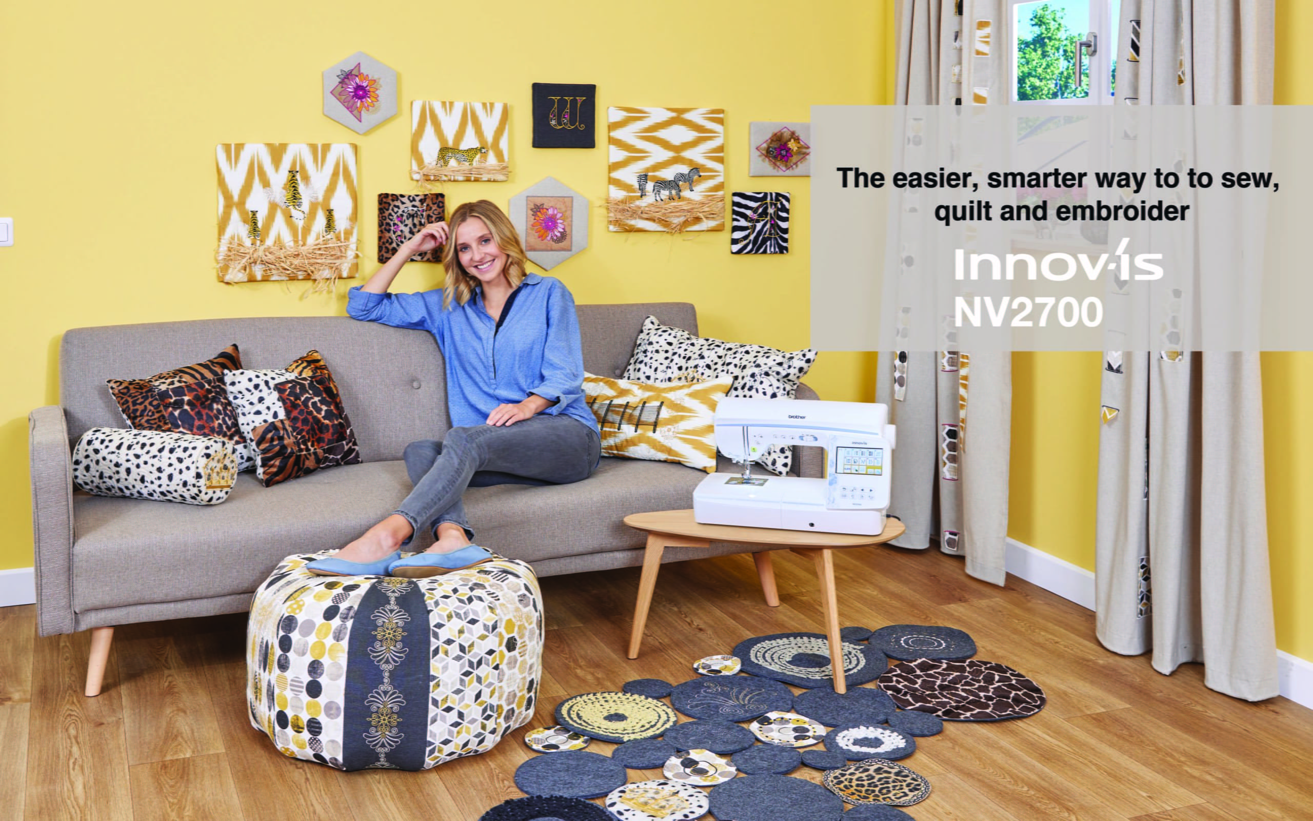 The easier, smarter way to sew, quilt and embroider.