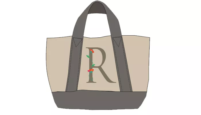 Bold purple, yellow and black embroidered butterfly