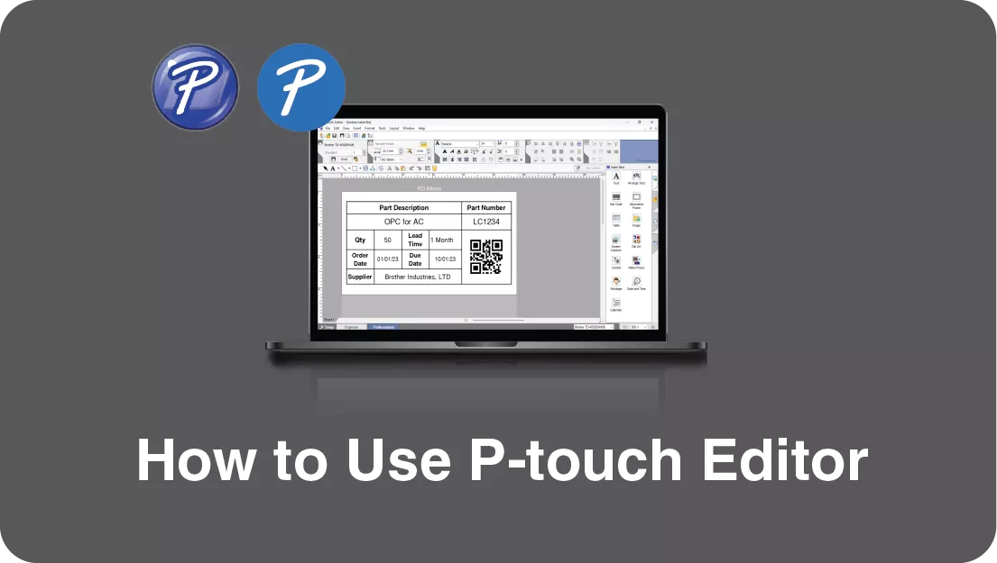 How to Use Ptouch Editor