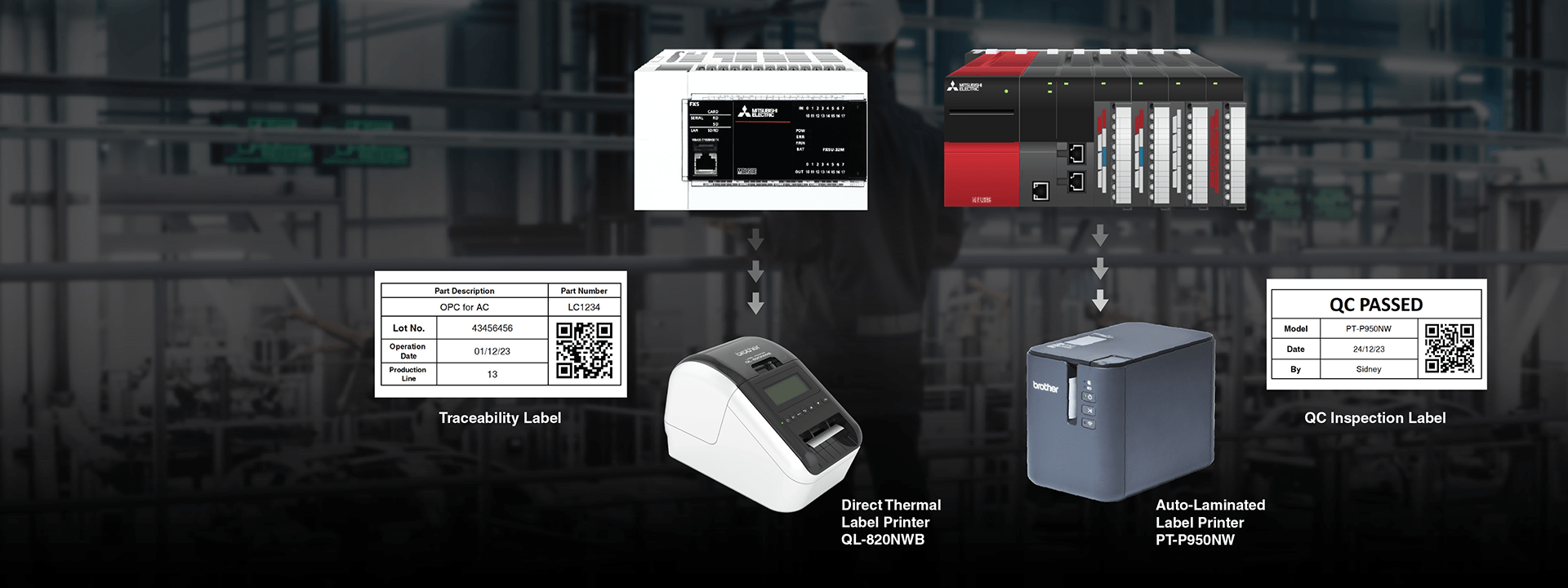 Print from PLC Banner