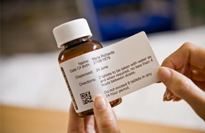Dosage label