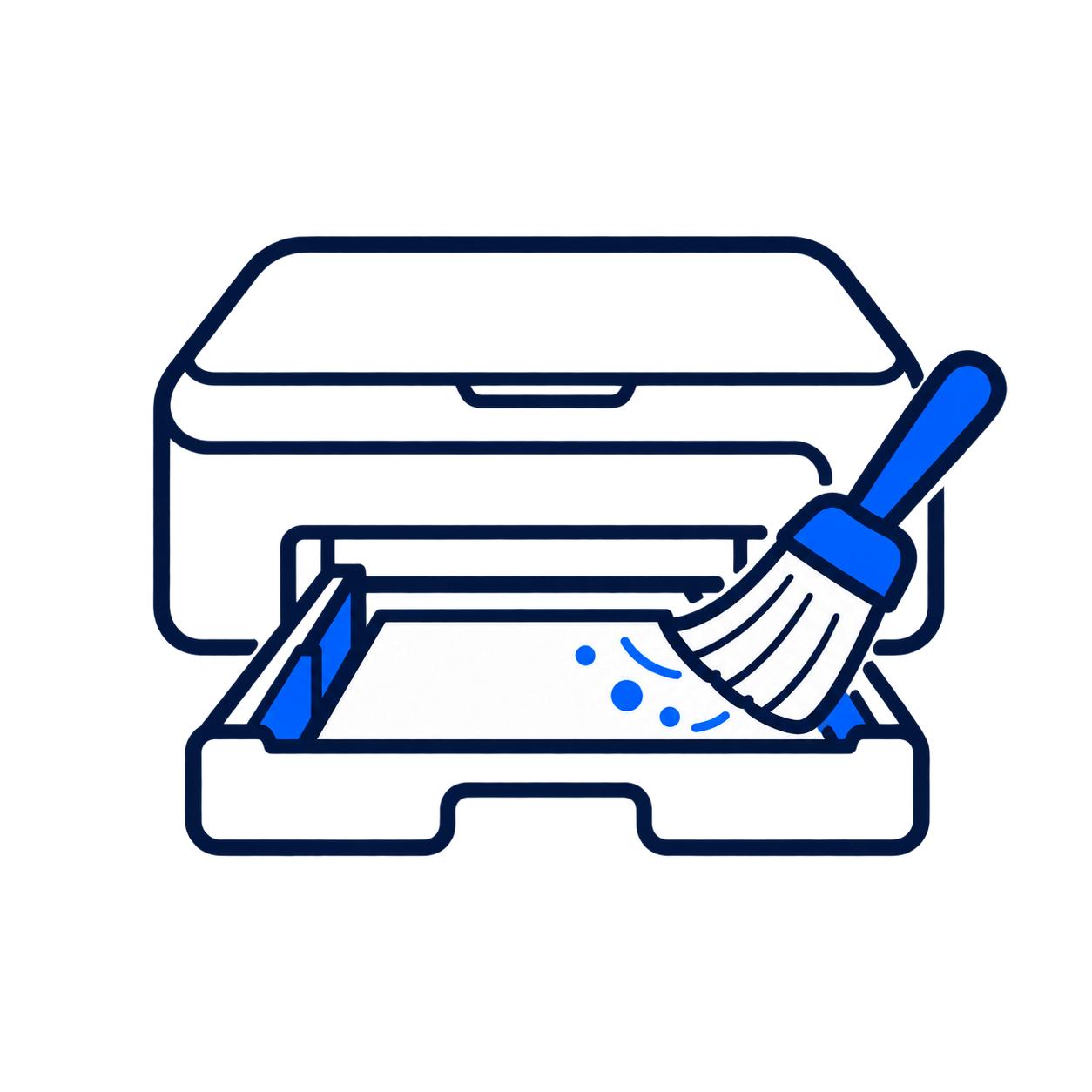 Clean the paper tray