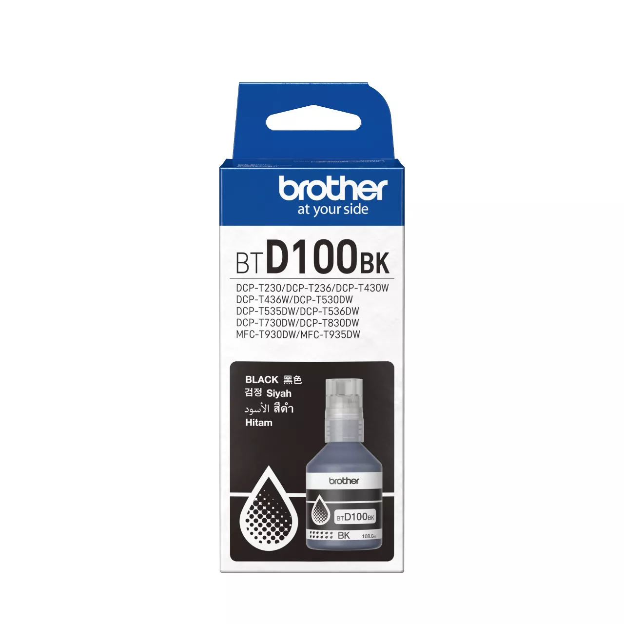 Brother BTD100BK Genuine Ink Bottle 