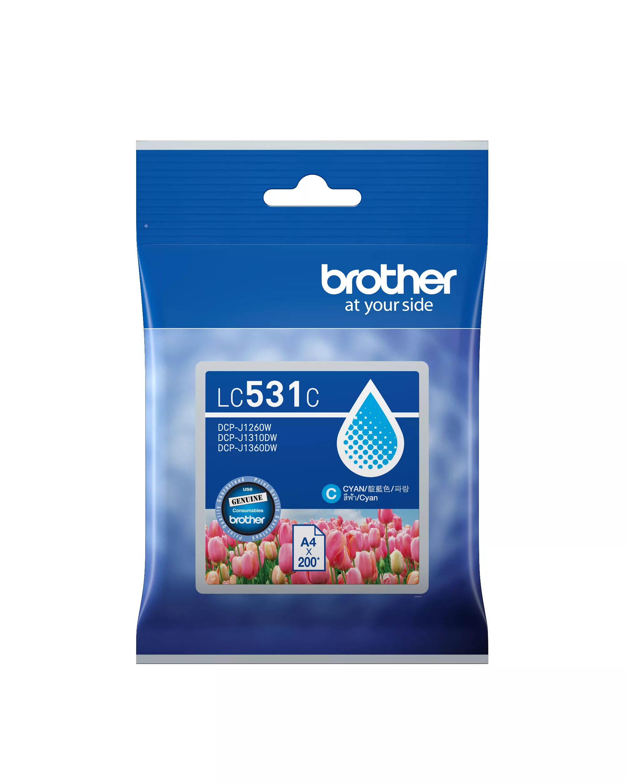 Brother LC531C Genuine Ink Cartridge 1