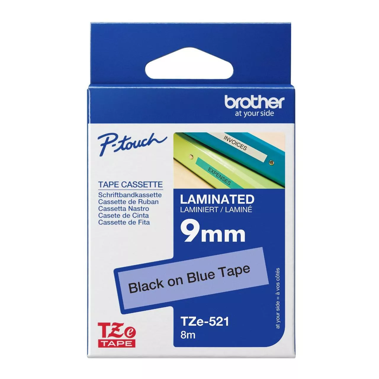 Brother TZe-521 Genuine Label Printer (Label Maker) Tape 1