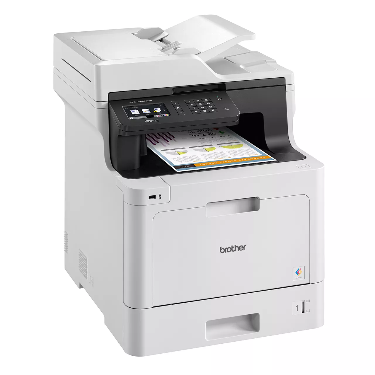 Brother MFC-L8690CDW Color Laser Printer Right side view