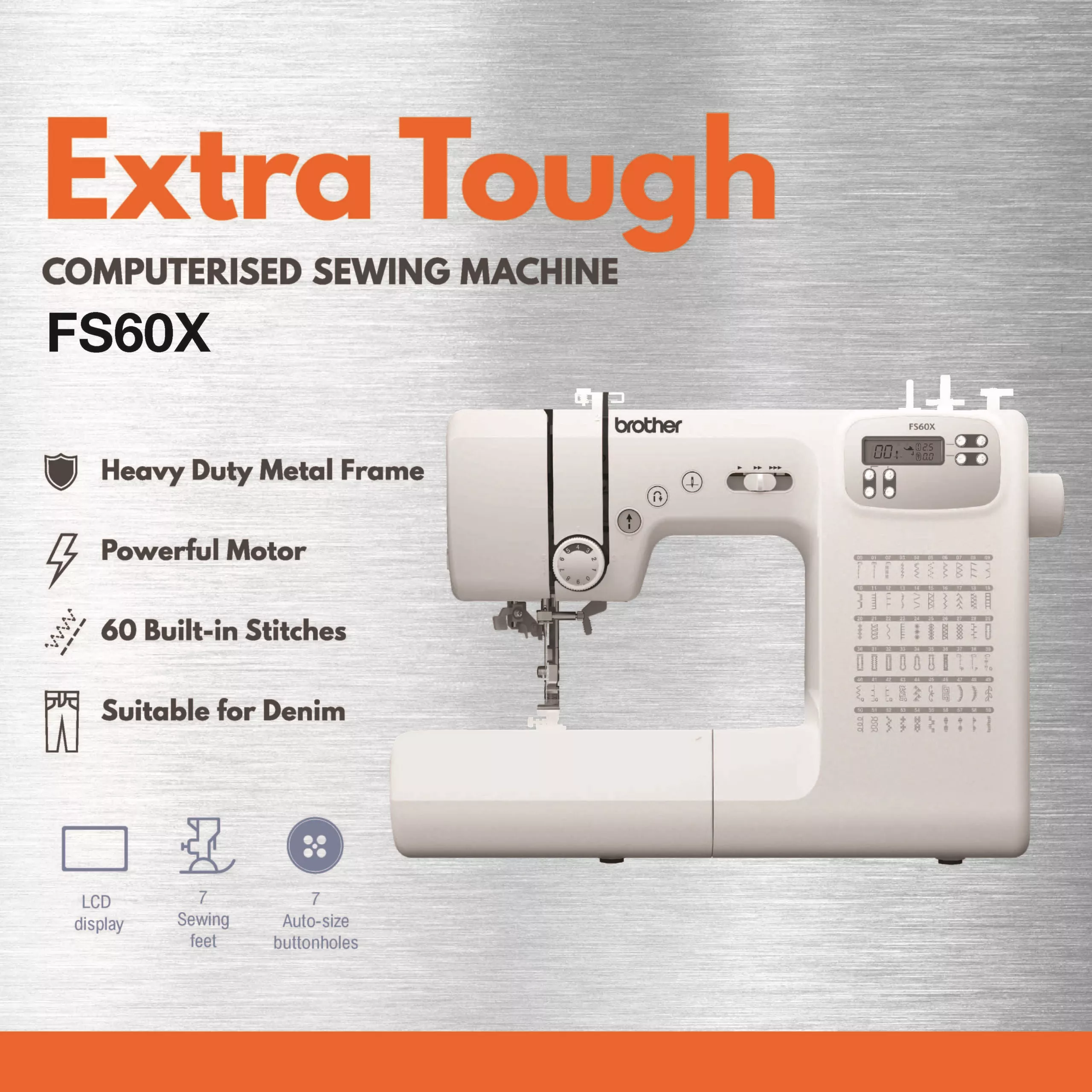 Brother FS60X the all-round sewing machine