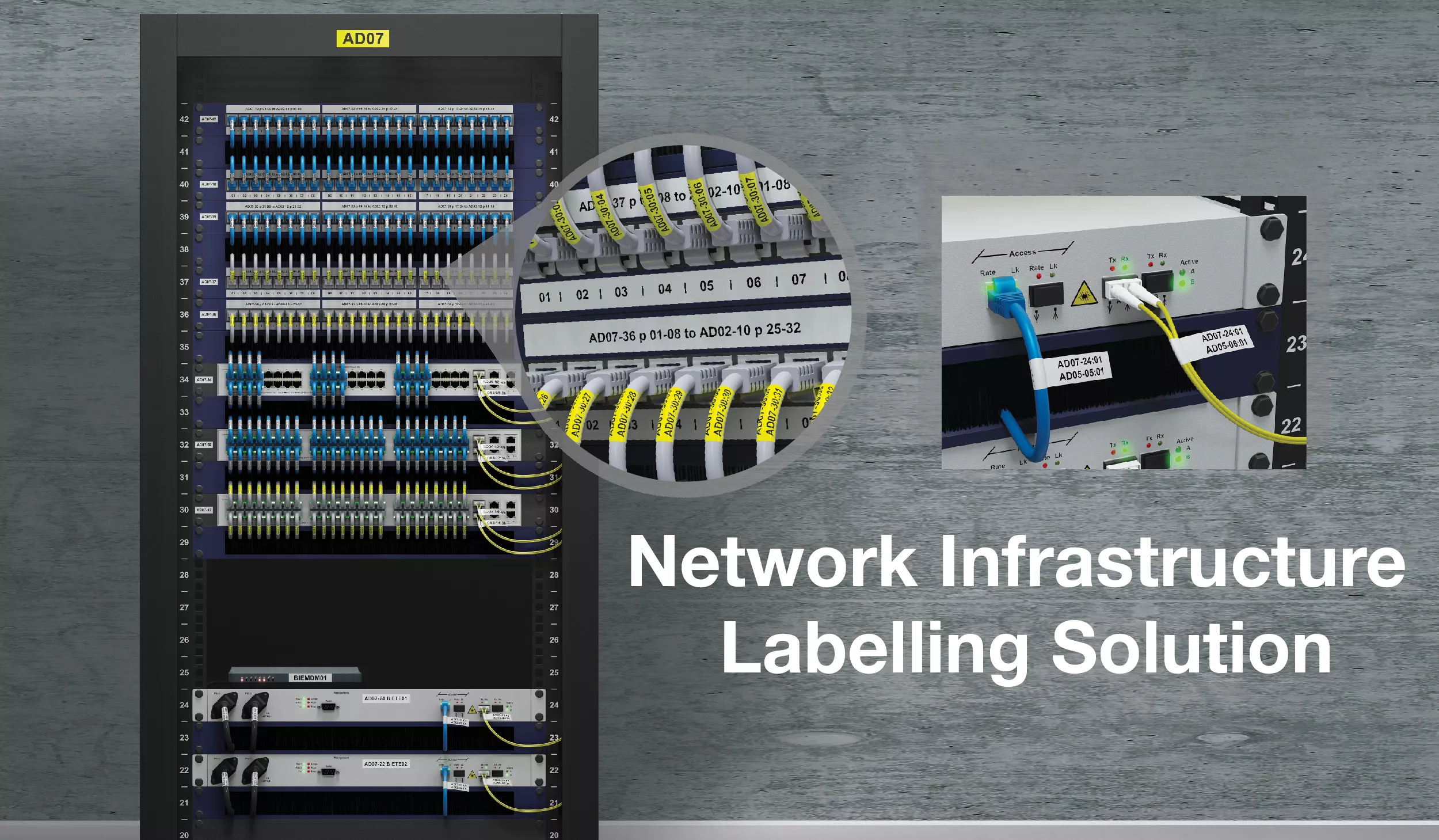 Network Labeling Numbers Network Infrastructure Labelling Solution