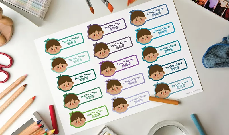 Custom Name Stickers1