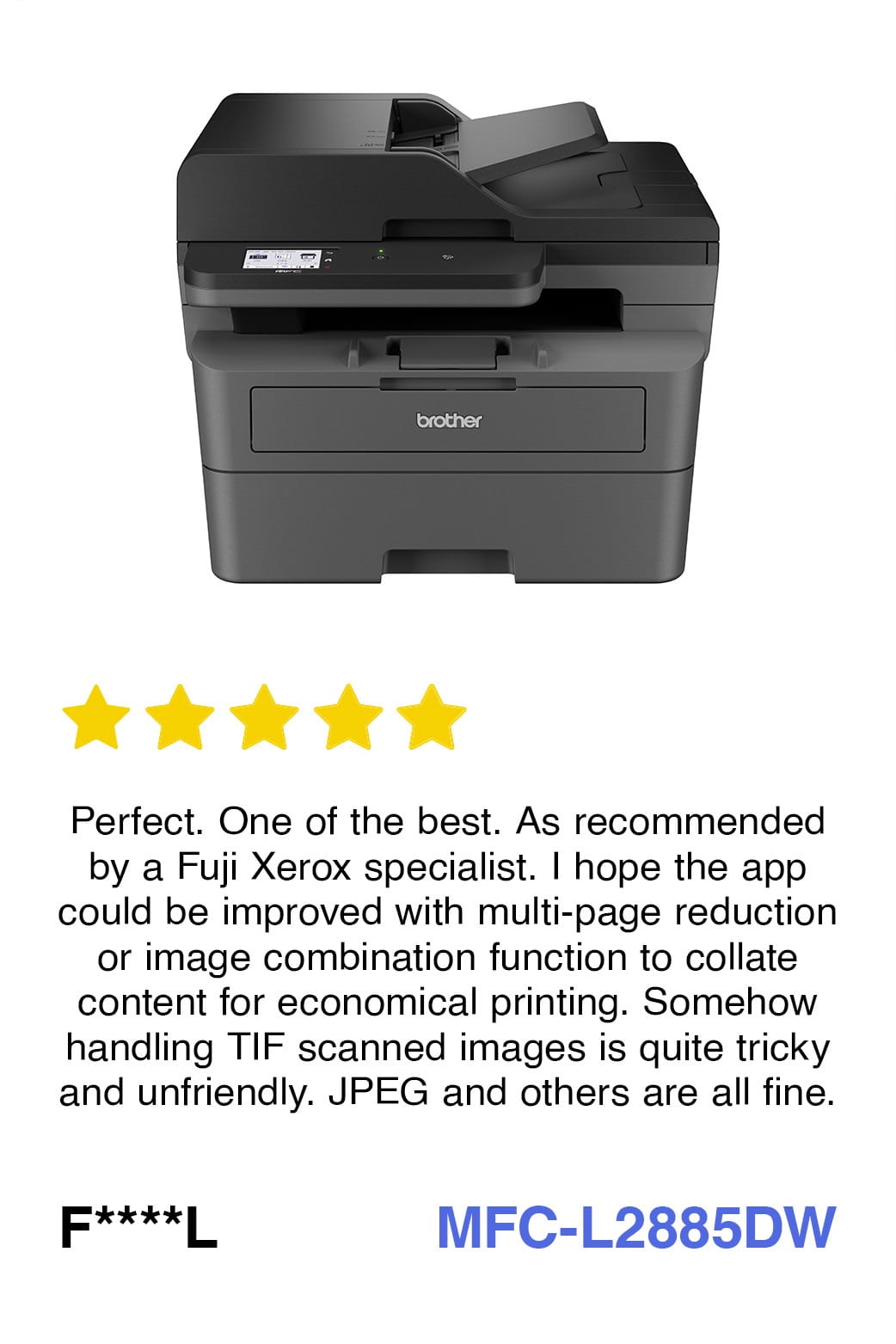 Brother MFC-L2885DW Mono Laser Printer review