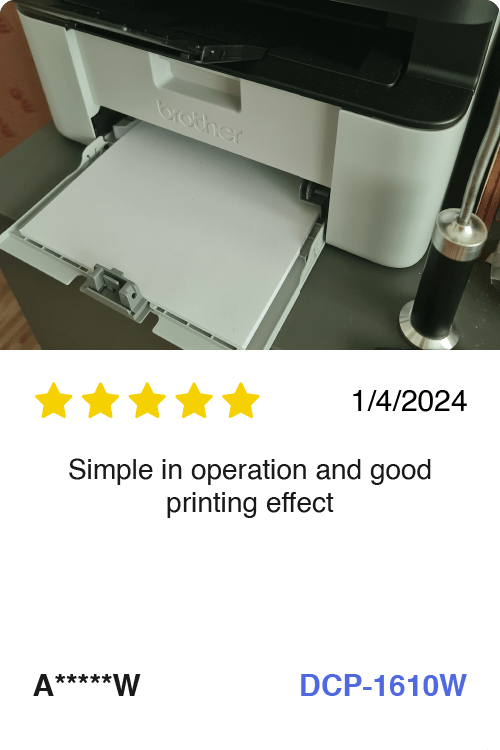 Brother DCP-1610W Mono Laser Printer review