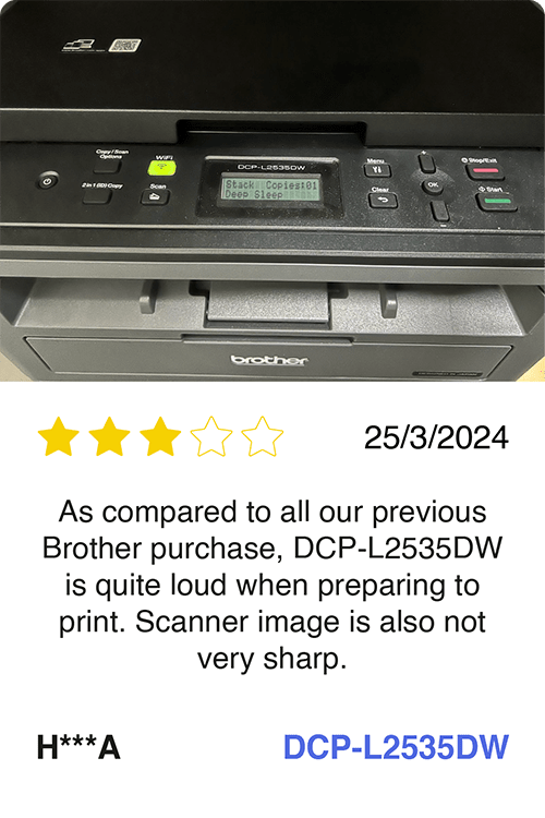 Brother DCP-12535DW Mono Laser Printer review