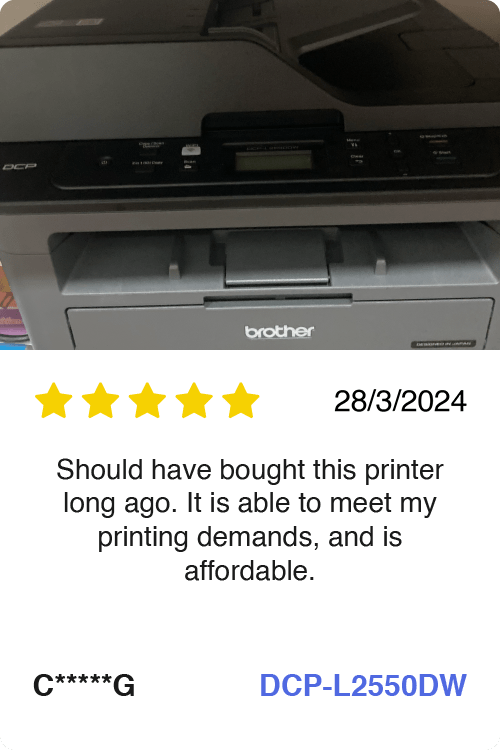 Brother DCP-L2550DW Mono Laser Printer review