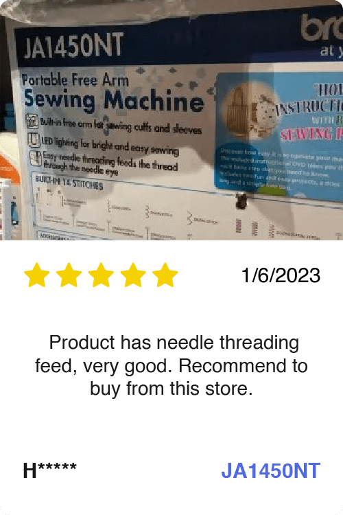 Brother JA1450NT Sewing Machine review