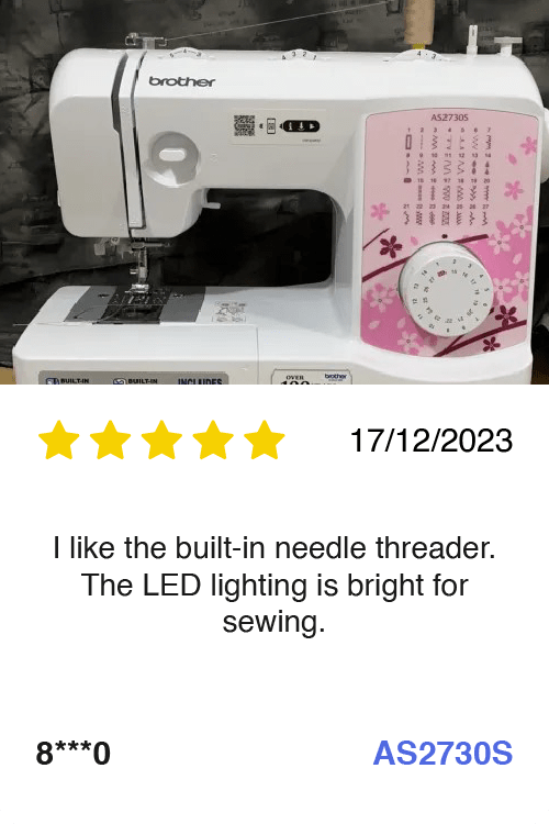 Brother AS2730S Sewing Machine review