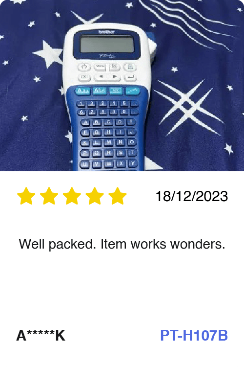 Brother PT-H107B Label Machine review