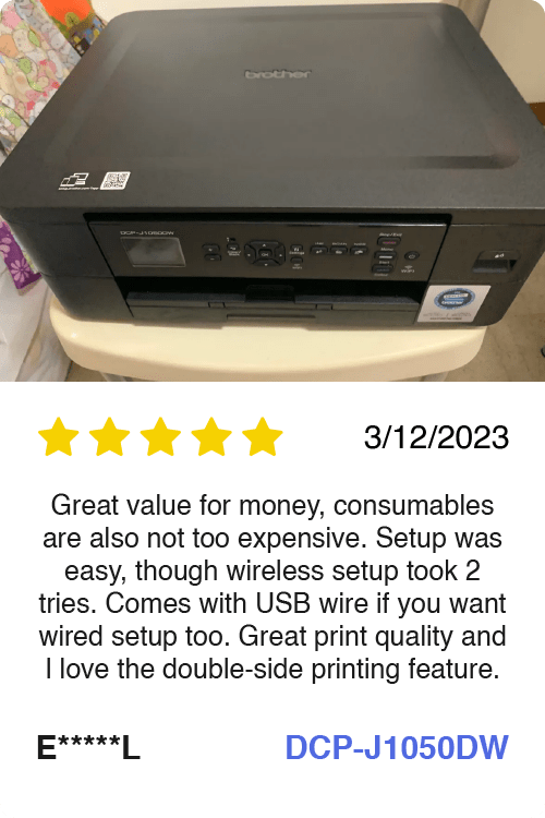 Brother DCP-J1050DW Inkjet Printer review