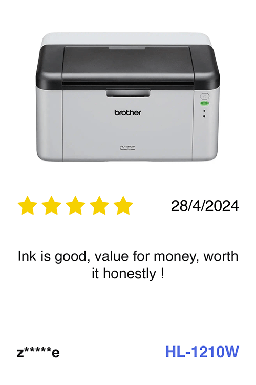 Brother HL-1210W Mono Laser Printer review