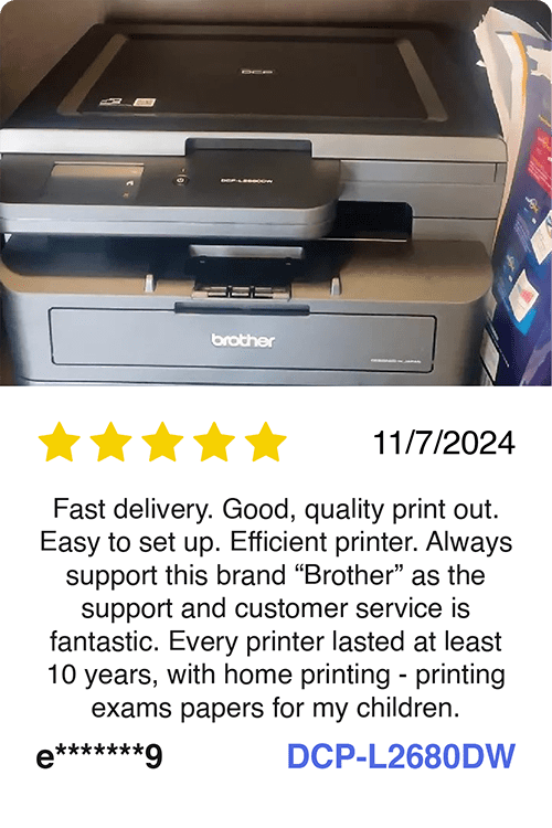Brother DCP-L2680DW Mono Laser Printer review