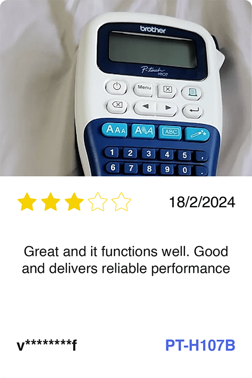 Brother PT-H107B Label Machine review