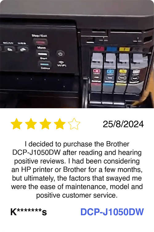Brother DCP-J1050DW Inkjet Printer review