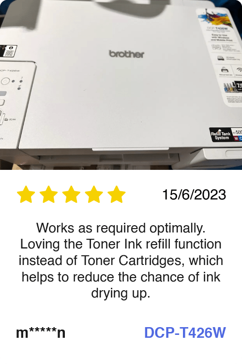 Brother DCP-T426W Inkjet Printer review