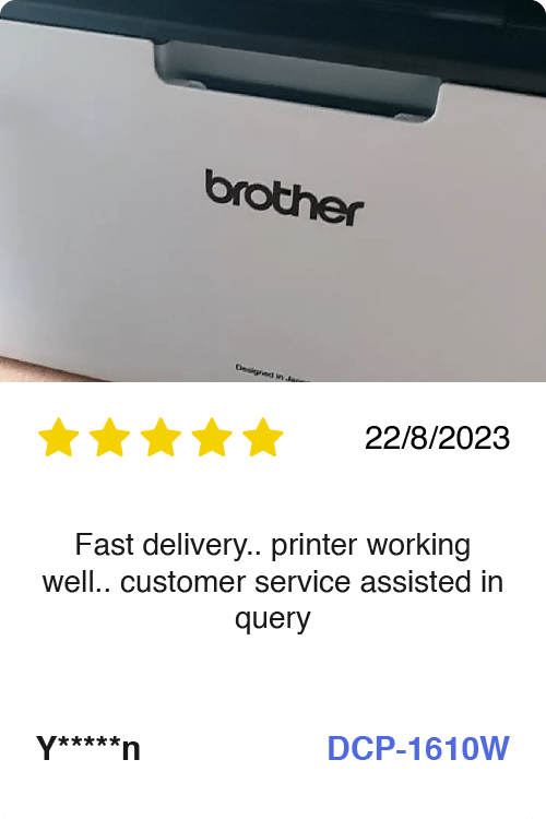 Brother DCP-1610W Mono Laser Printer review
