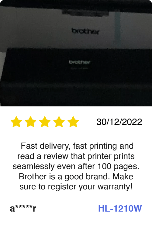 Brother HL-1210W Mono Laser Printer review