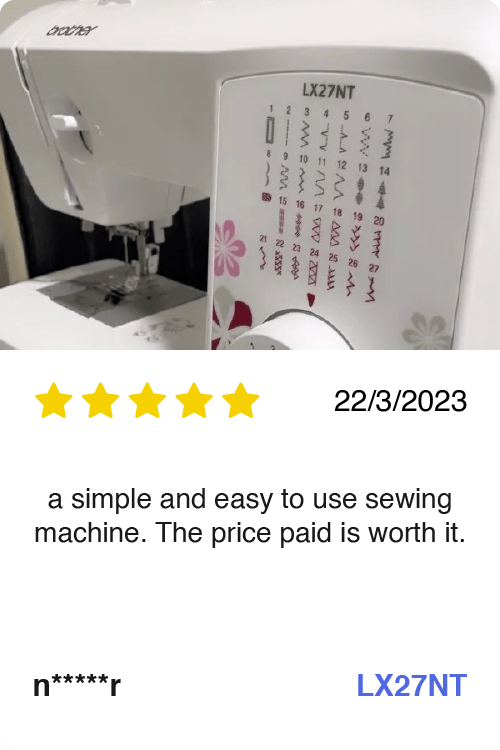 Brother LX27NT Sewing Machine review