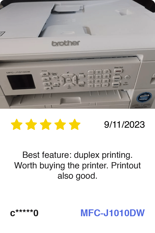 Brother MFC-J1010DW Inkjet Printer review