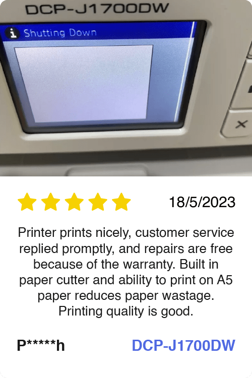 Brother DCP-J1700DW Inkjet Printer review