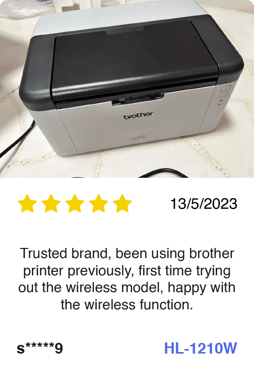 Brother HL-1210W Mono Laser Printer review