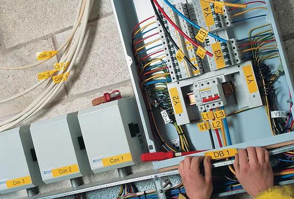 Durable TZe laminated label