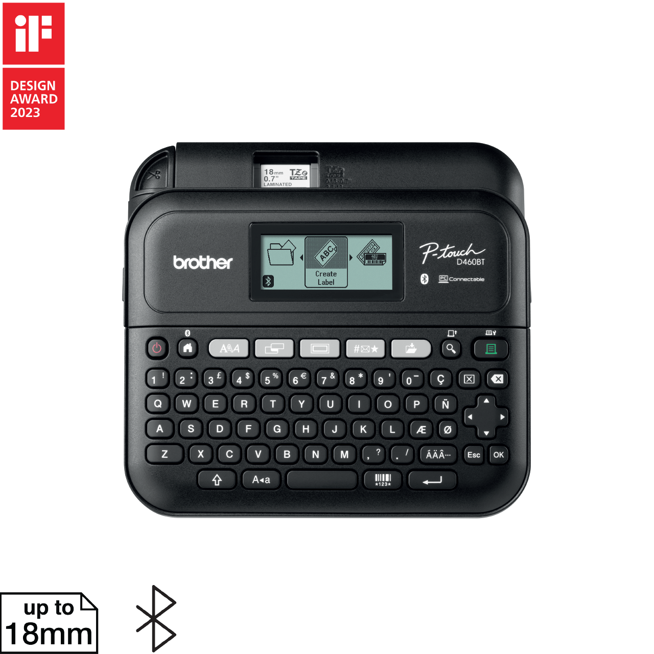 PT-D460BT Label Printer