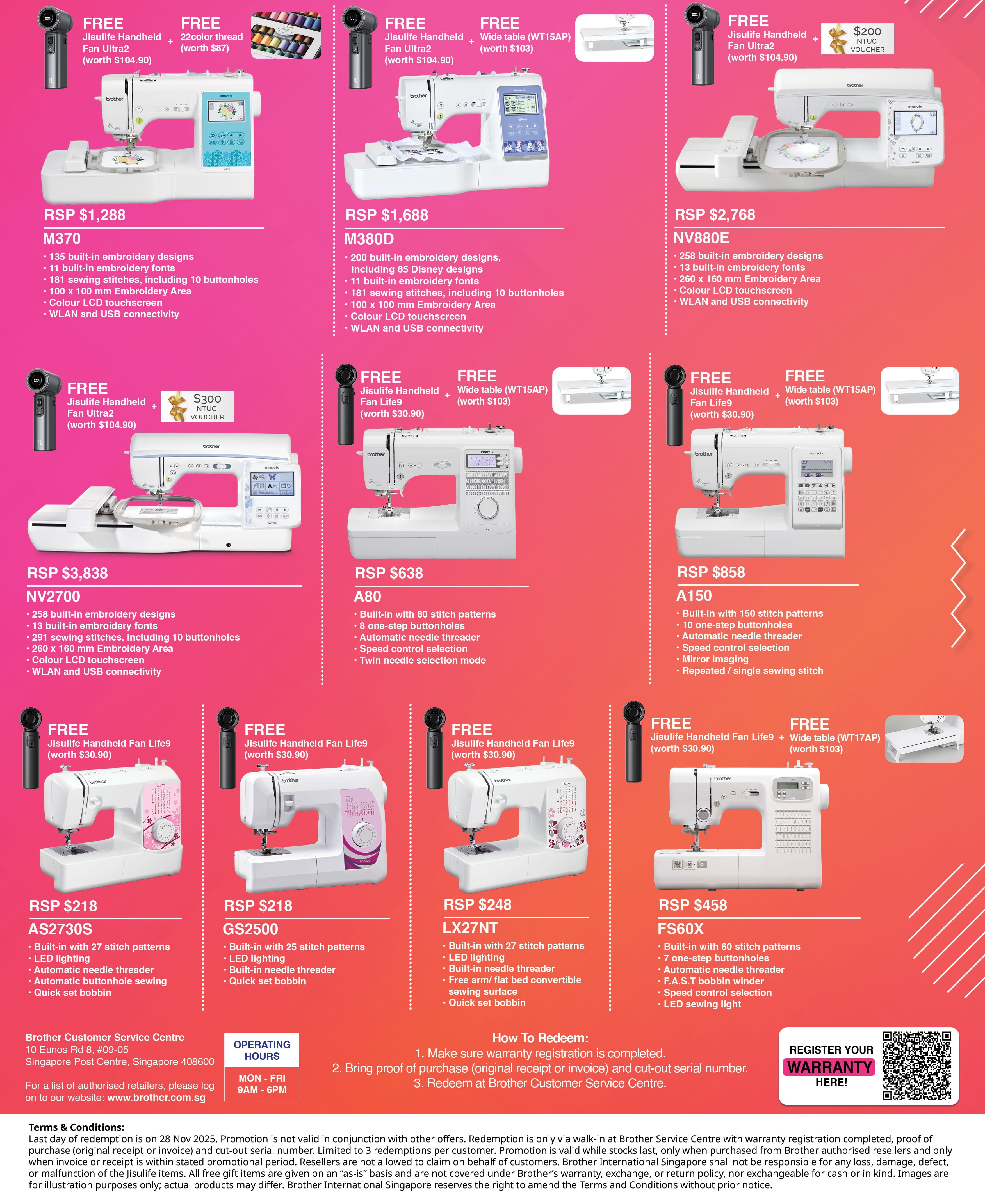 Sewing and Embroidery Savings Sale