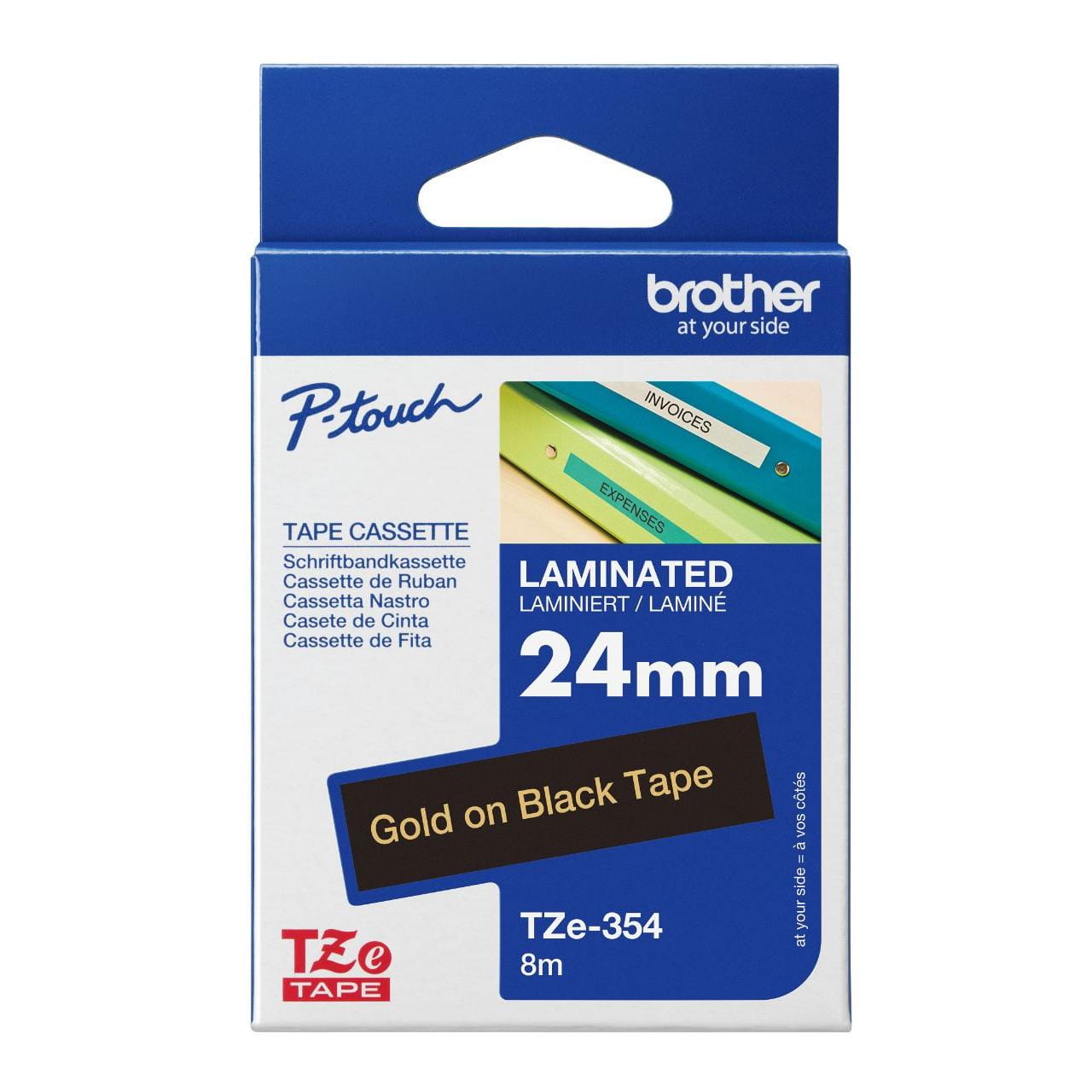 Brother TZe-354 Genuine Label Printer (Label Maker) Tape 1