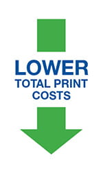 Lower Total Print Cost